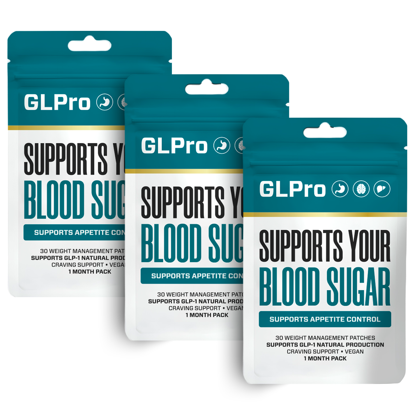 GLPro Patch three pack